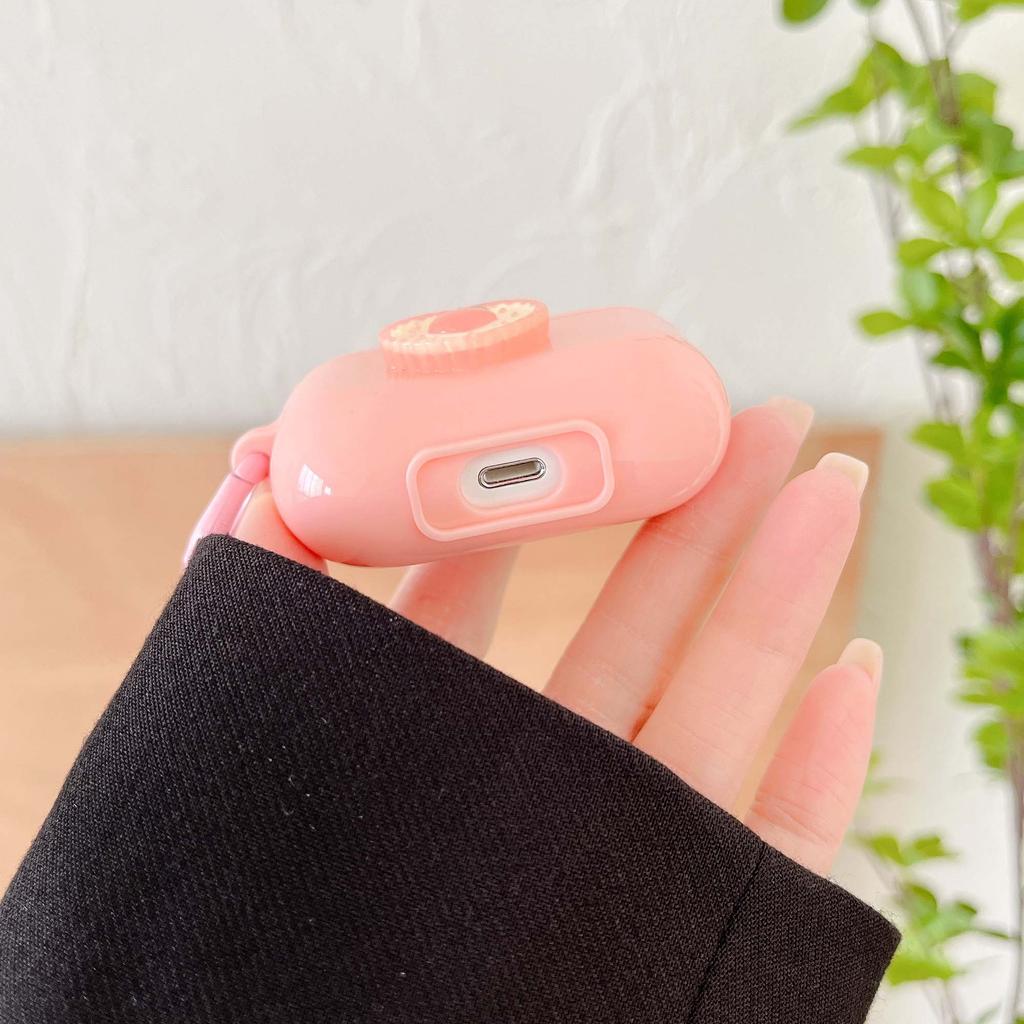 Silicone Soft Love 3d Heart Fruit Strawberry Earphone Case For Apple Airpods Pro 2 1 3 Wireless Bluetooth Charging Box Capa