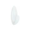 Bathroom Hook, Medium, White, 35 X 86 X 29, 2 Pcs + 3 Strips, Max 1.3 Kg