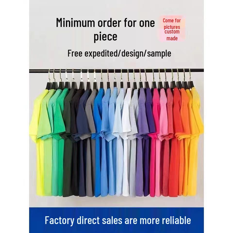 Unisex Solid Color Short-Sleeve T-Shirts - Black & White Summer Tops