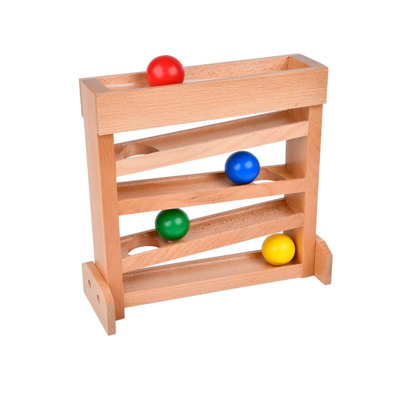 Toys Visual Tracker Toddlers Wooden Ball Track Sensory Development Supplies