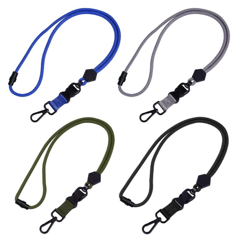 Adjustable Badge Holder Neck Lanyard Neckband With Quick Release Clip Secure Phone Keychain For Professionals Students