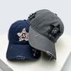 New Women'S Five Pointed Star Design Washed Cotton Baseball Cap Fashion Street Dad Hat