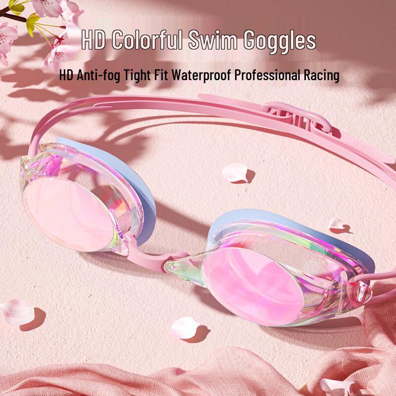Bath War Electroplated Anti-fog Swimming Goggles