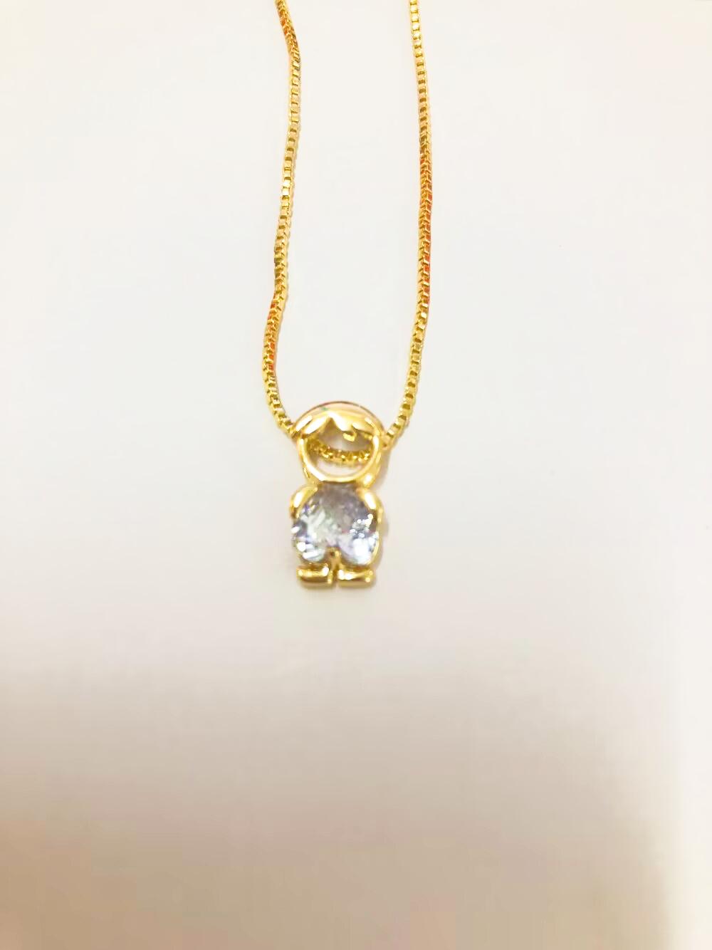 

Nidin Fashion Cute Girls Boys Pendant Necklaces For Women Heart Shape Crystal Zircon Charm Clavicle Chain Jewelry Birthday Gifts