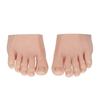 Practice Fake Foot Model Half Foot Design Fake Foot Flexible Silicone Prosthetic Manicure Tool for Nail Art Training