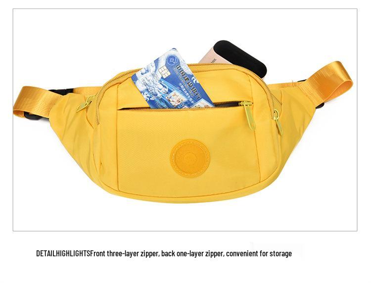Women's Crossbody Waist Bag: Water-Resistant, Colorful, Large Capacity for Phone & Cash