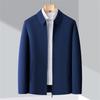Men's Lapel Jacket Spring and Autumn Middle-aged and Elderly Business Dress Dad High-end Casual Jacket
