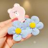 2PCS New Cute Sweet Flowers Girl Kids Elastic Hair Bands Children Hair Ties Princess Hair Accessories Baby Headwear