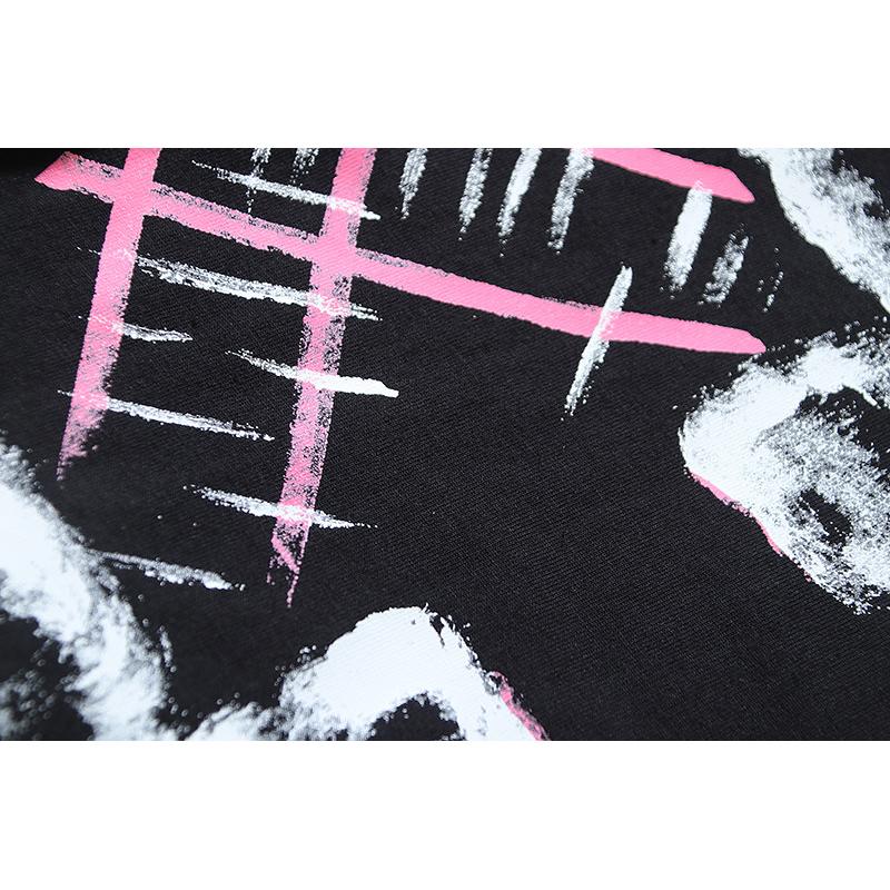 Off-White Wiosna/Lato 2025 Nowy Wzór Strzałki z Literami OW Chmura Bluza z Okrągłym Dekoltem i Krótkim Rękawem Męska i Damska