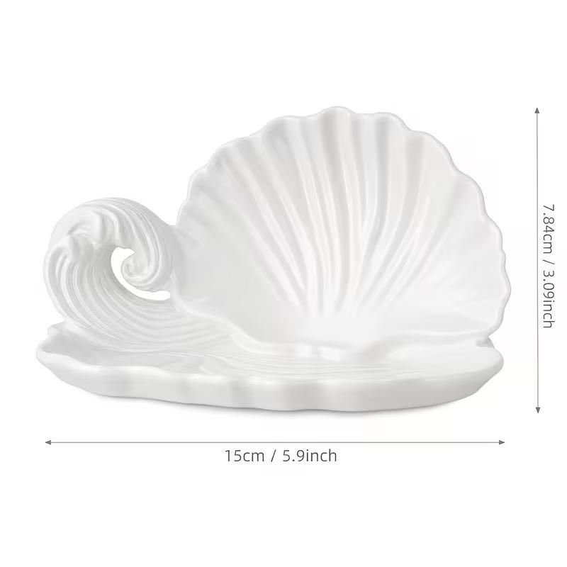 Ozeanwelle Muschelförmige Exquisite Schmuckaufbewahrungsschale Stilvolle Accessoire-Schale Für Schmuck Geschenkaufbewahrung Schmuckstücke