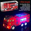 Electric Kids Interactive Vehicle Toy Garbage Truck With 4d Music And Lights