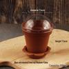 Bonsai Mousse Dessert Cup Wood Crumb Cake Pot for Pudding, Ice Cream, Jelly & Yogurt