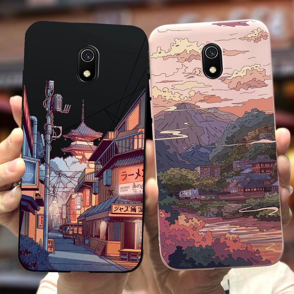 For Xiaomi Redmi 8A Case Stylish Candy Painted Cover Soft Silicone Phone Case For Xiaomi Redmi 8 8A Redmi8 A Bumper 6.22'' Shell