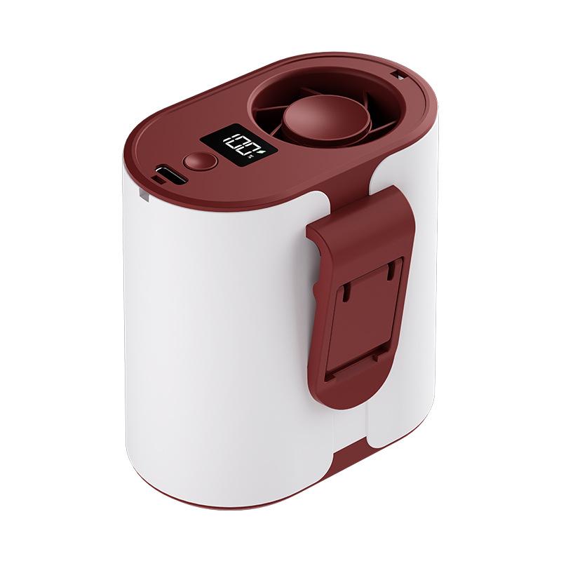 Rechargeable Mini Portable Waist Clip Fan - Large Capacity, Outdoor Use