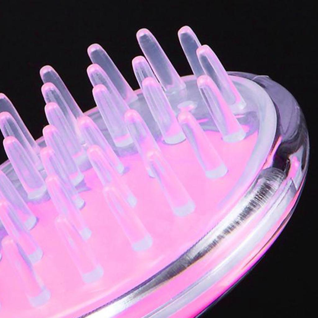 1 X Silicone Shower Shampoo Body Wash Dandruff Brush Hair Scalp Massager