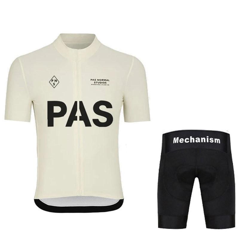 Mens Cycling Jersey Bib Shorts Set Breathable Quick-Dry Bike Apparel Road Mountain Trail Riding