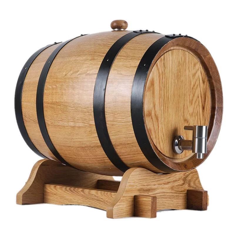 Solid Wood Oak Wine Barrel