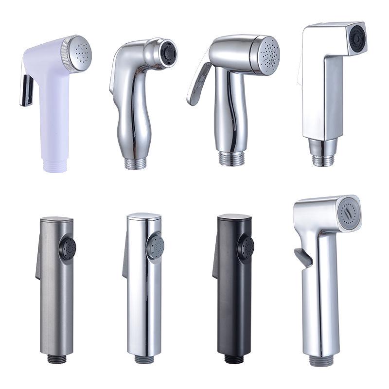 Gray High-Pressure 3m Retractable Toilet Bidet Sprayer for Hygiene