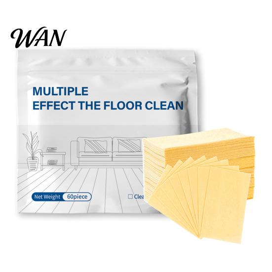 Pre-measured Cleaning Tablets 60/200/300Pcs Multi-Surface Floor Tablets, Pre-Measured Concentrated Eco-friendly Cleaner for Hardwood Tile Laminate 60pcs жёлтый