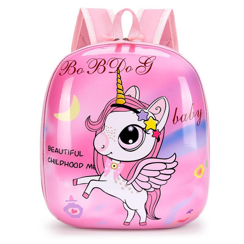 Kids Backpack Cartoon Polyester Breather Waterresistant School Bag For Toddlers And Girls