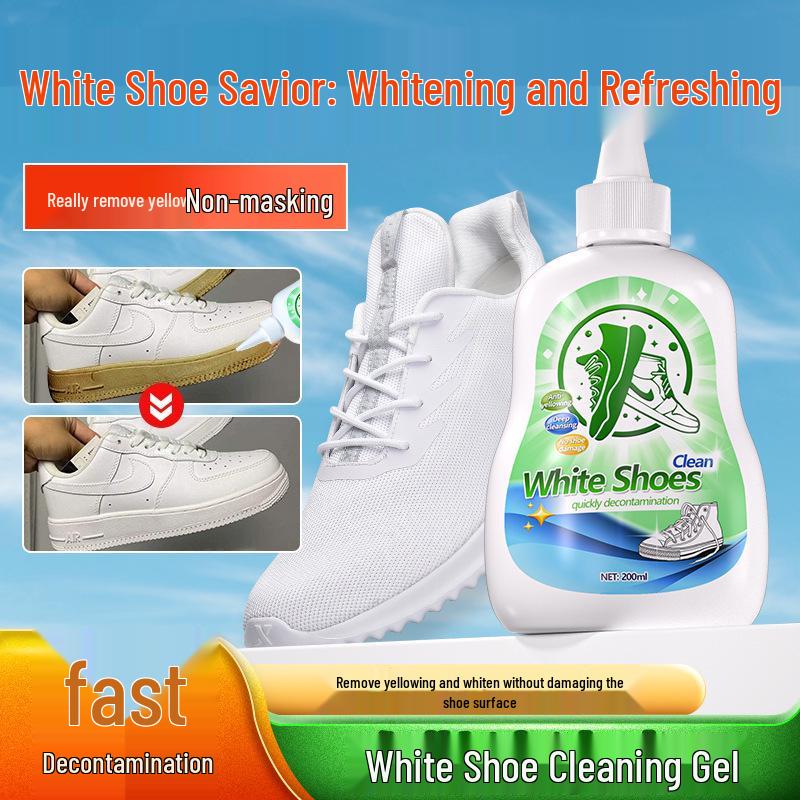 Yellowing Canvas & Mesh Shoe Whitening Gel - No-Wash Restoration