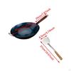 Chinese Wok Non-stick for Gas Cooking Frying Pan with Scoop Manual Forged Iron