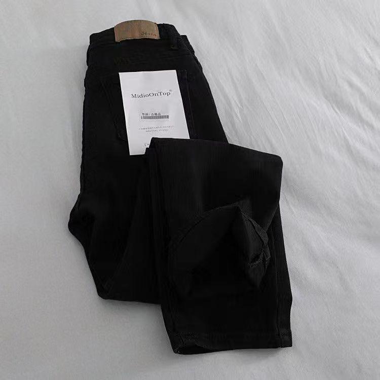 

Женские облегающие джинсы-гаремы с высокой посадкой и флисовой подкладкой - Коллекция Осень/Зима 2025 L for 116-125 lbs