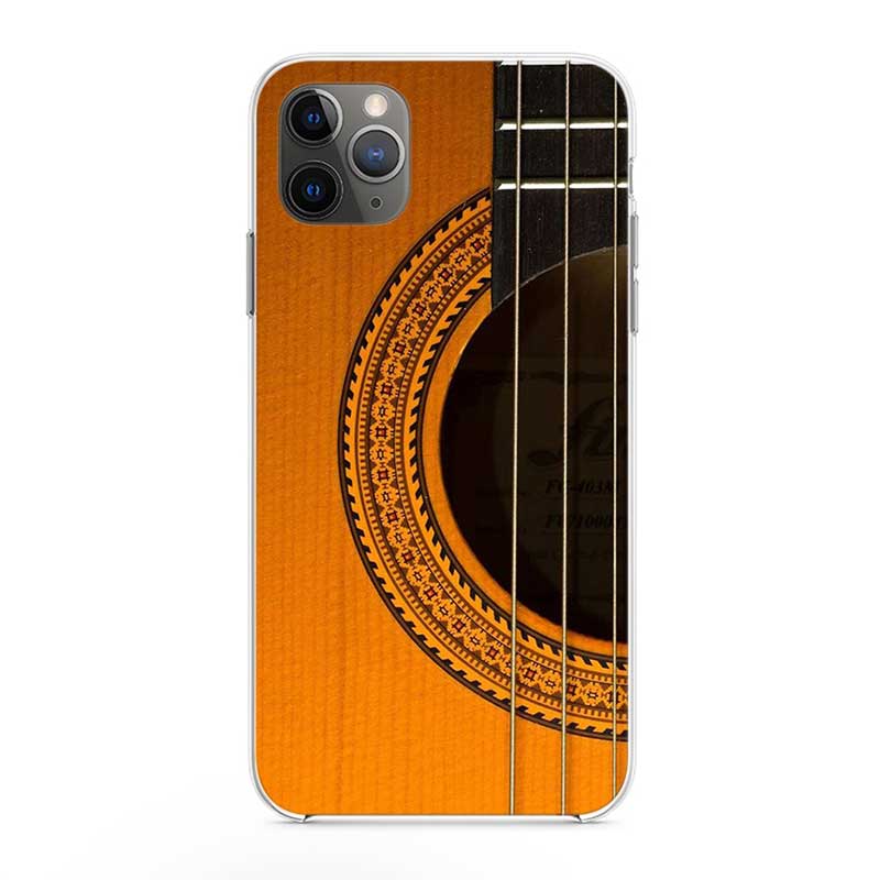 Guitar Music Soft Mobile Phone Covers For IPhone X XS MAX SE 2020 XR 11 11Pro 12 Mini Shell 8 7 6 6S Plus Transparent TPU Case
