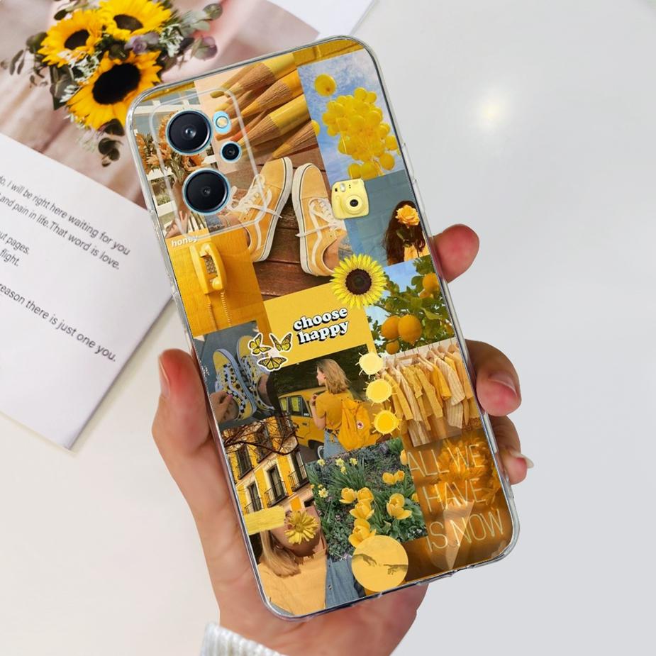 For Realme 9i Case RMX3491 New Fashion Painted Cover Clear Silicone Soft TPU Phone Case For Realme 9i 5G RMX3612 Realme9i Fundas