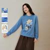INMAN Women's Jacquard Knit Sweater