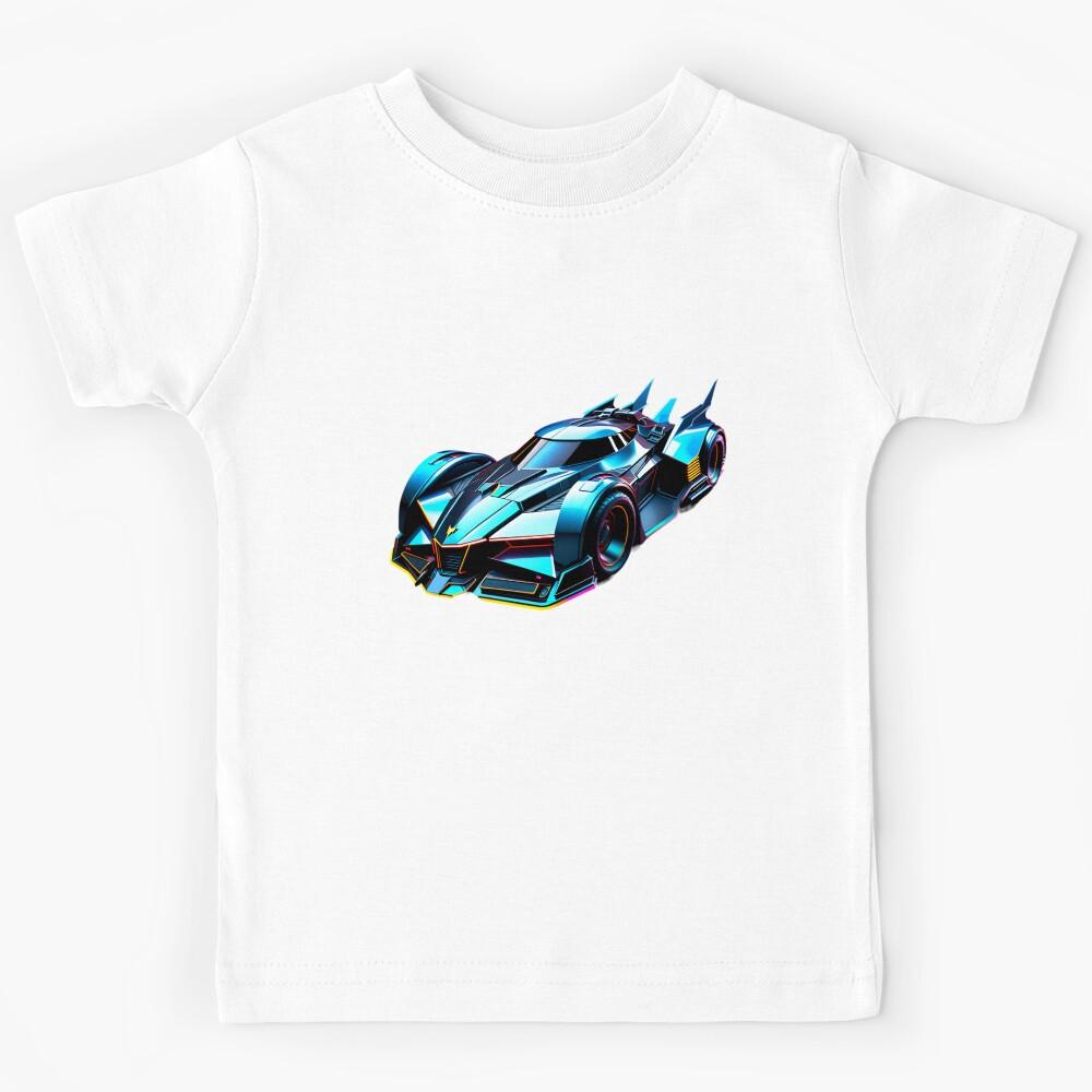 Futuristic Cyberpunk Super Car Kids T-Shirt 120