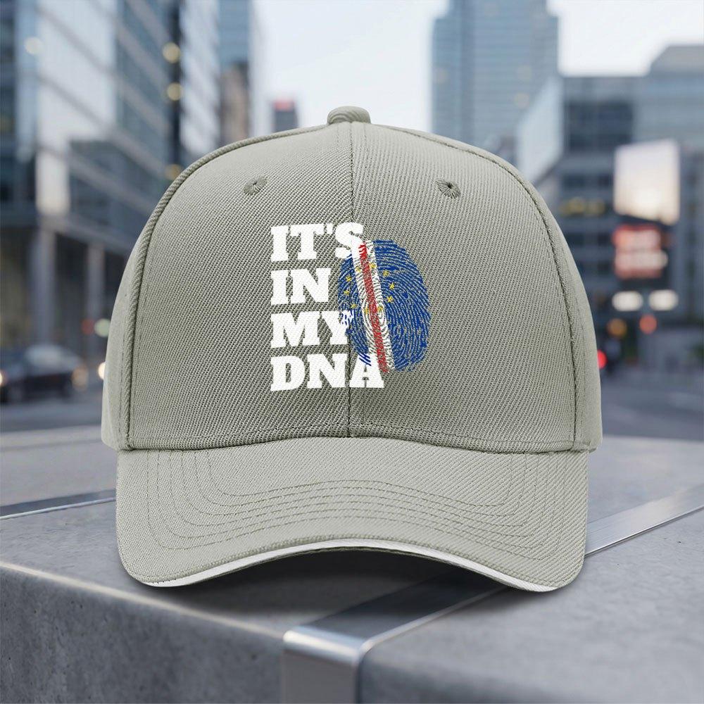 Its in My DNA Cape Verde Flag Adjustable Baseball Cap
