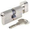 Cilindro per Serratura a Pomolo - - YC1000+ - 30x30 mm - 6 Perno - Apertura a Pomolo Interno - 4 Chiavi reversibili -