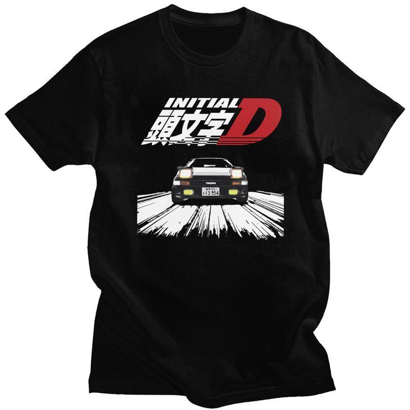 

Мужская футболка AE86 Initial D на заказ в стиле аниме, с коротким рукавом, для отдыха, облегающая, 100% хлопок, подарок - Мужская летняя... S разноцветный