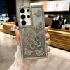 Suitable for Samsung S25 Ultra Mobile Phone Case A56S24plus Electroplated A36 Fashion Protective Case