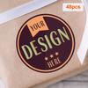 On-Demand Sticker Printing Service - Upload Design for Personalized Waterproof Decals, Party Decor/Business Labels/Gifts