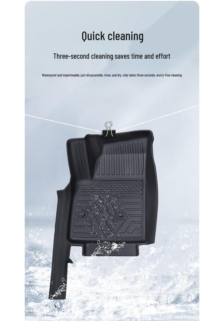 Compatible TPE Floor Mats for SAIC Maxus G50/G50 Plus Seven-Seater and MAXUS ENUI P5 - Fully Enclosed Design
