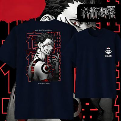 Anime JUJUTSU KAISEN Cartoon Cotton Tshirt 2026 Summer KidsUnisexsWomens Fashion Casual Short Sleeved Tshirt Streetwear Y2k