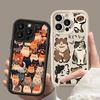 Phone Case for Xiaomi Redmi Note 12S 11S 10S 9 10 11 12 13 Pro Plus Max 5G 12C 13C 10C 12 4G 14C Cartoon Cats Soft Cover
