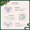Yinziyun Original Elk Bow Open Ring - S925 Sterling Silver Christmas Lucky Jewelry