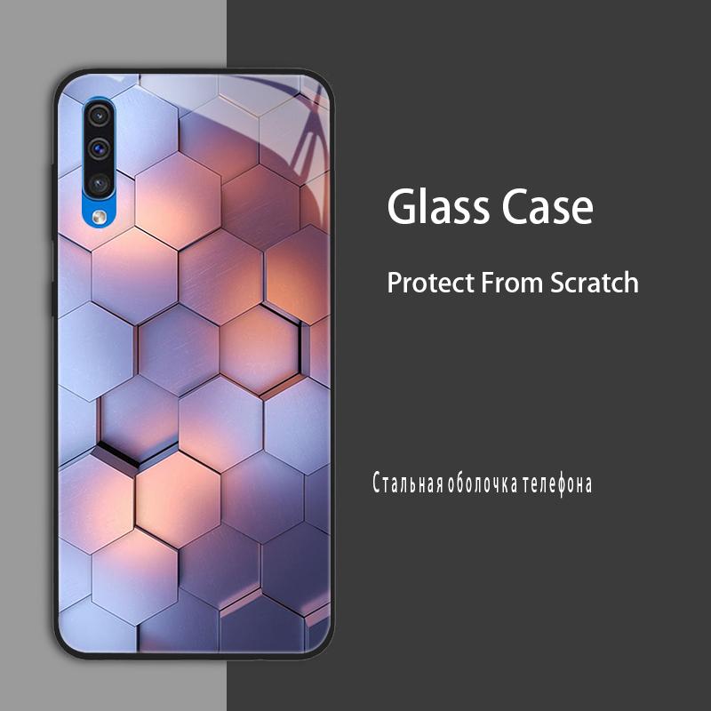 

Для Samsung Galaxy A50 A50S A30S Чохол-кришка Захисний чохол із загартованого скла Жорсткий чохол-бампер Для Samsung A20 A30 A51 A71 5G Захисний чохол For Samsung A50S