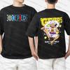 2026 New Model Japanese One Piece Hero Monkey D Luffy Pure Cotton Tshirt Mens Breathable Pure Cotton Tshirt