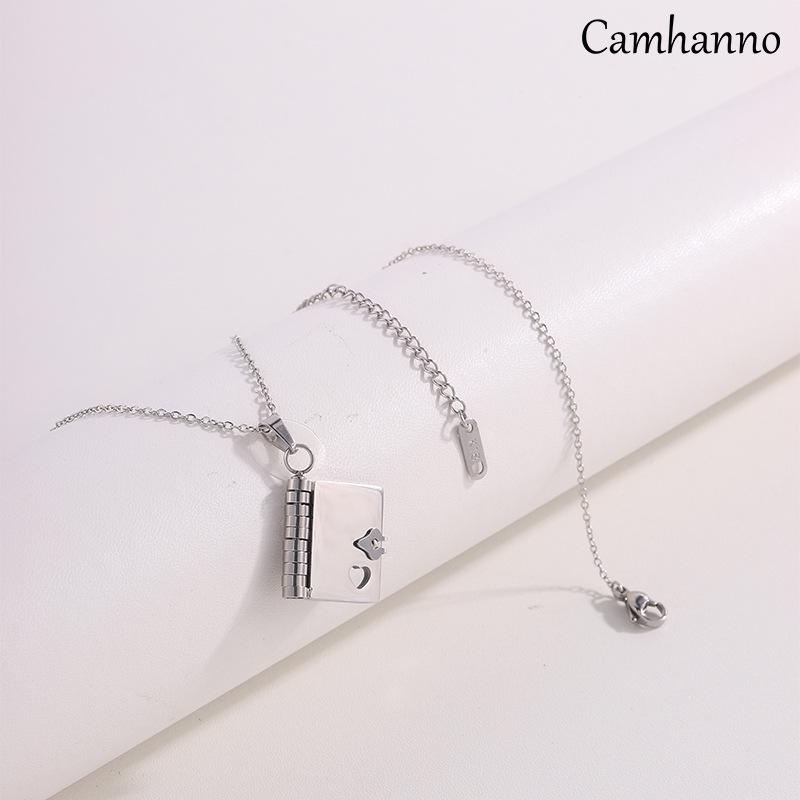 Titanium Steel Love Letter Pendant Necklace for Couples - Clavicle Chain for Girls.