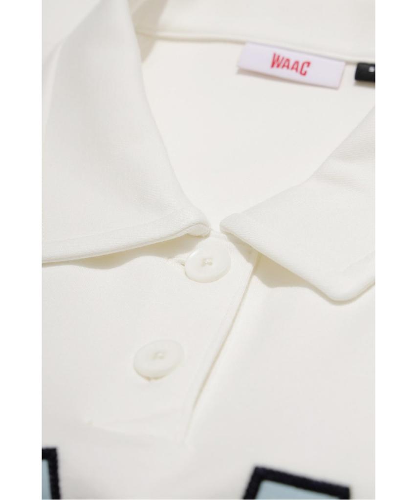 WAAC Women Logo Loose Fit Polo Sweatshirt Wwtcm26302Whx