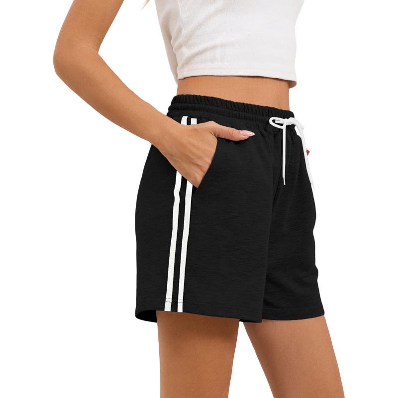2026 Spring/Summer Sporty Casual Women's Lace-up Pocket Beach Shorts
