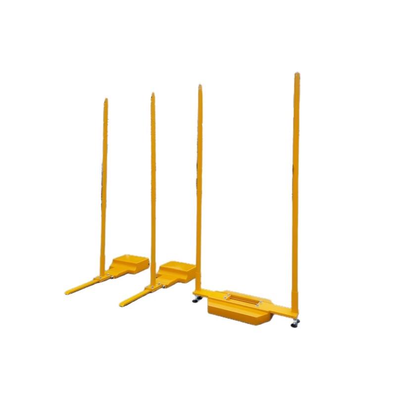 Mobile Badminton Net Post with Cast Iron Base