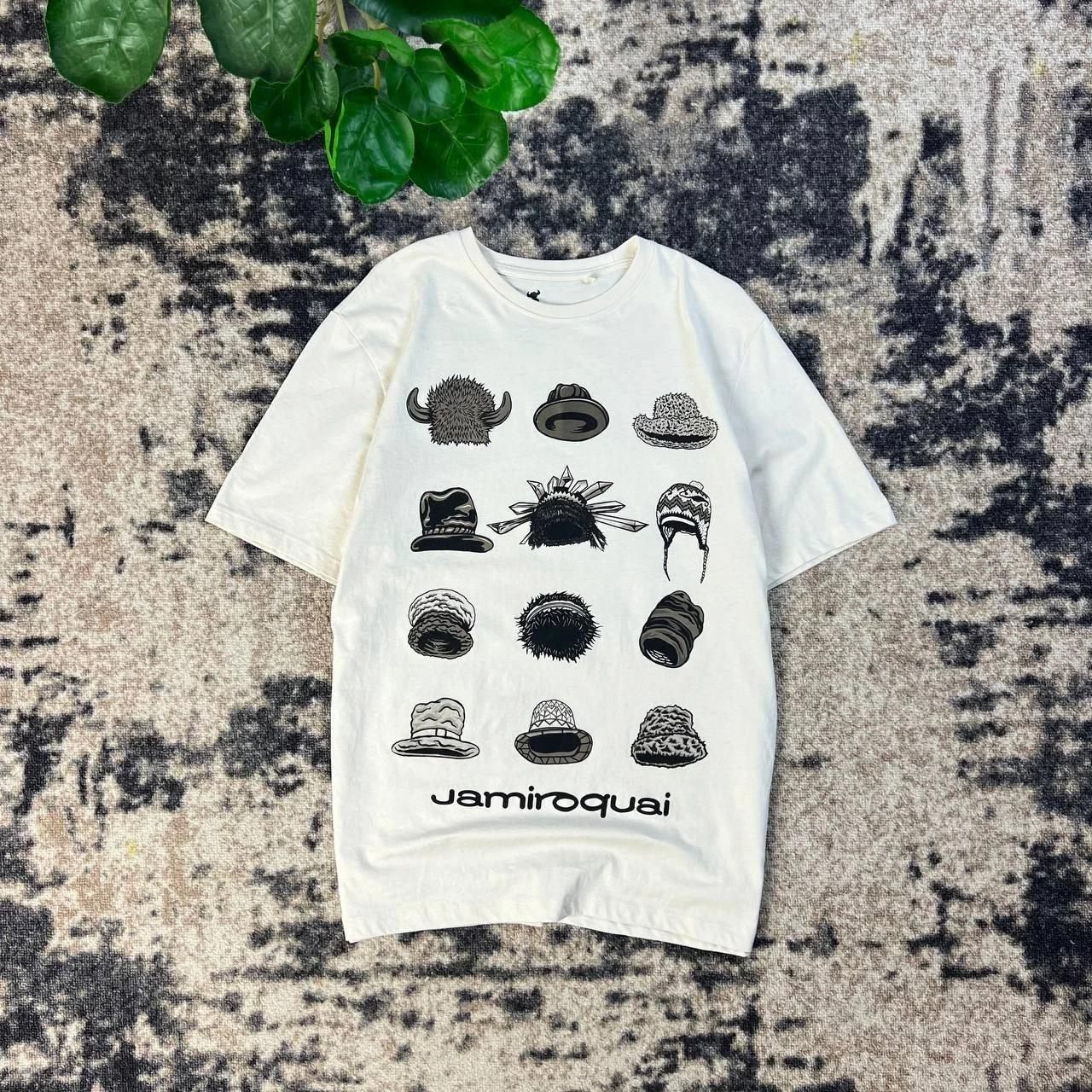 Jamiroquai Vintage Big Logo Jazz Band T-Shirt 1TS94 Graphic Tee 3XL