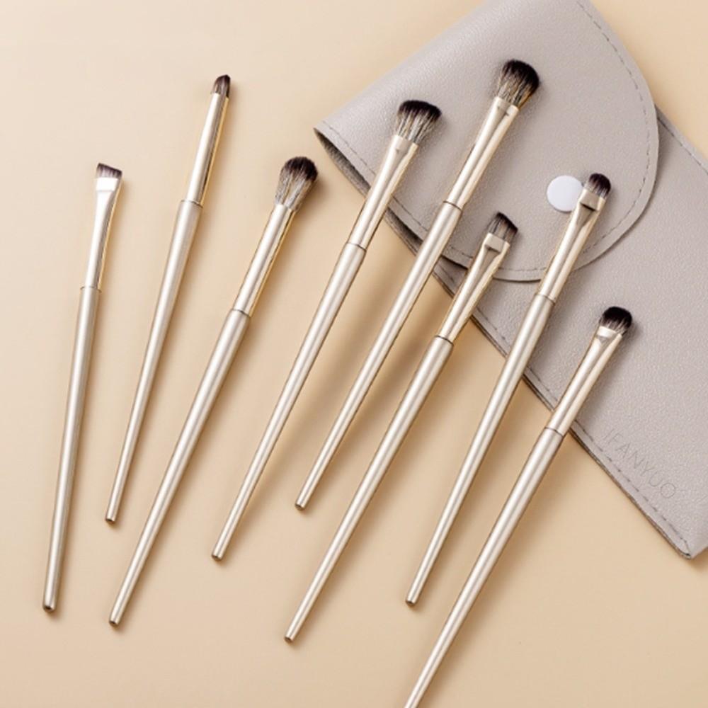 Gold Makeup Brushes Set Angled Triangle Eye Makeup Brush New Cosmetics Brushes Tools Kits Women