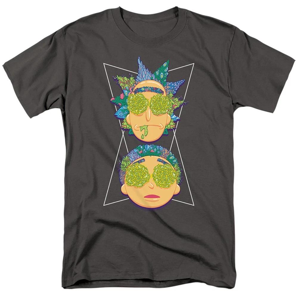 Rick And Morty - Portal Eyes - Unisex Short Sleeve Children s T-shirt - Gray 160