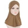 Stirn-Kreuz-Muslim-Frauen, vollständig bedeckende innere Hijab-Kappe